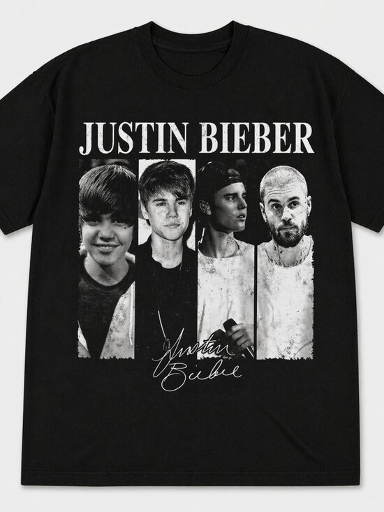 Amber Other - Justin Bieber Musical Journey Eras Unisex T-Shirt  251